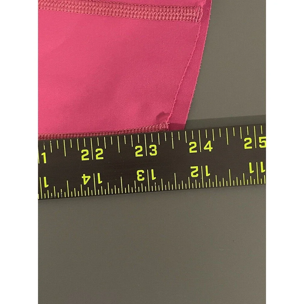Peloton Move Mission Tulip Hem Logo Leggings Pink Size M